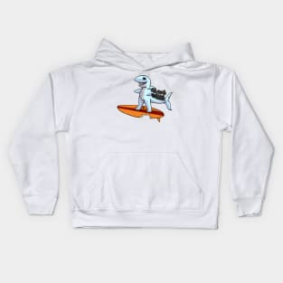 Shark Surfer Kids Hoodie